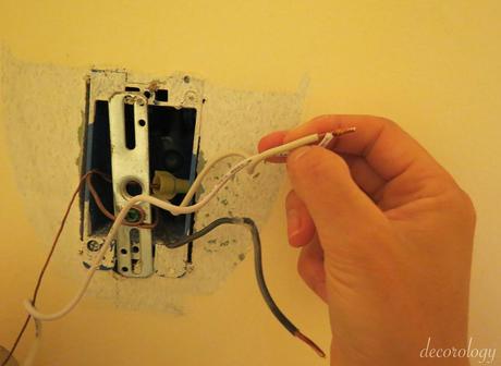 DIY: How to change out a wall mounted light fixture DIY: How to change out a wall mounted light fixture