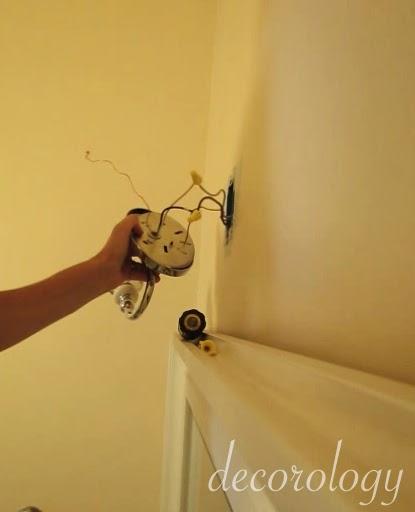 DIY: How to change out a wall mounted light fixture DIY: How to change out a wall mounted light fixture