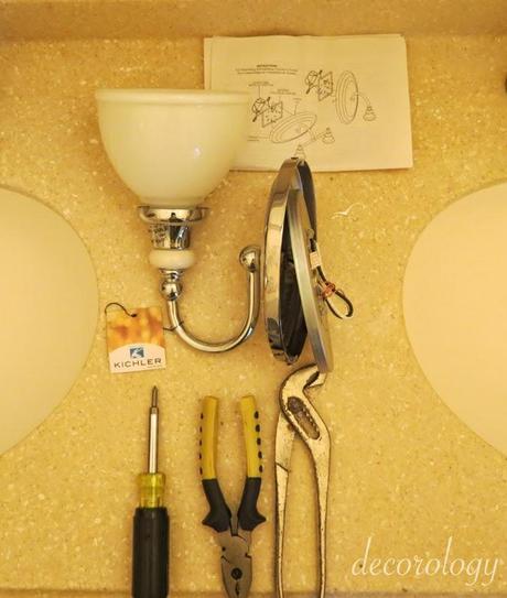 DIY: How to change out a wall mounted light fixture DIY: How to change out a wall mounted light fixture