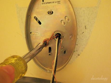 DIY: How to change out a wall mounted light fixture DIY: How to change out a wall mounted light fixture