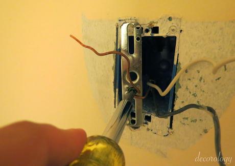 DIY: How to change out a wall mounted light fixture DIY: How to change out a wall mounted light fixture