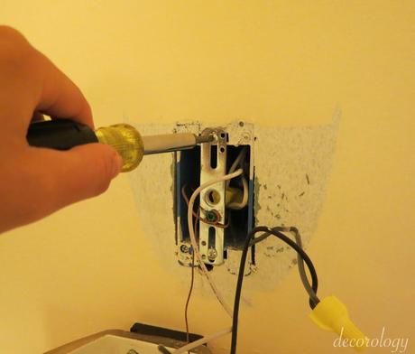 DIY: How to change out a wall mounted light fixture DIY: How to change out a wall mounted light fixture