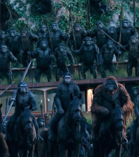 After 10 years the Apes are much more intelligent - and advanced