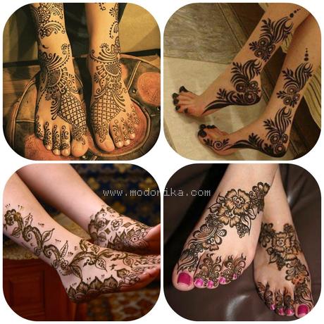 Women Foot Mehandi designs
