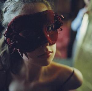 masked woman