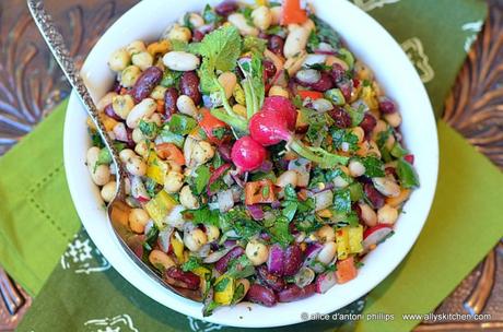 ~spicy bean salad~ ~spicy bean salad~