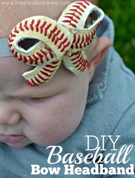 DIY-Baseball-Bow-Headband-from-The-Cards-We-Drew