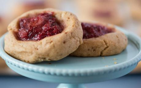 Strawberry Thumbprint Cookies - Anecdotes and Apple Cores