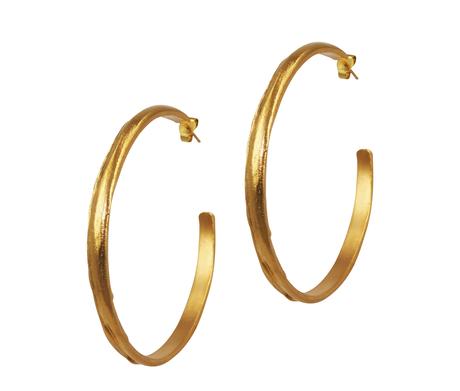 Gold _Cinnamon_ (Large) Earrings_A