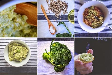 // Broccoli Pesto Boost {Broccoli Pesto with Sunflowers Seeds}