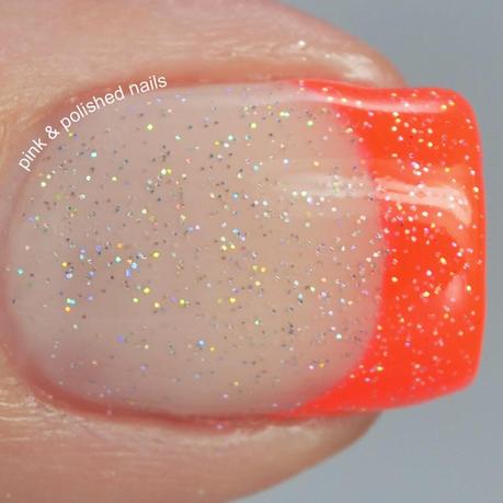 Neon French Manicure with China Glaze Pool Party