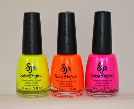 Salon Perfect: Neon Pop Collection Swatches & Revew - Part 1