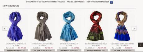 Elaborestore.com  - perfect place to shop for stoles and scarves.