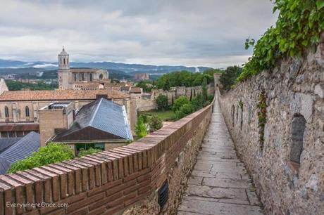 Girona skyline from the City walls