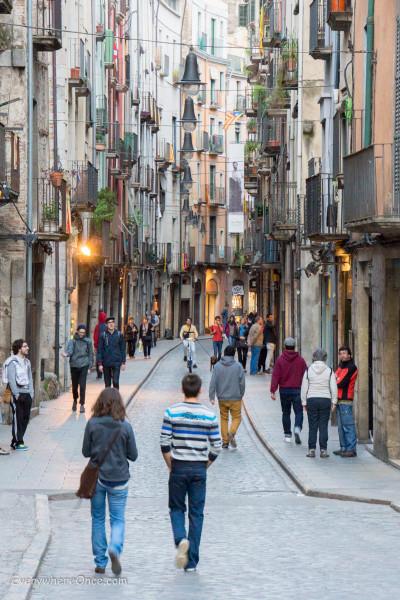 Girona, Spain City Streets