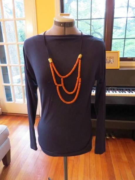 Guest Post: Which Necklace with Which Neckline? what necklace boatneck top