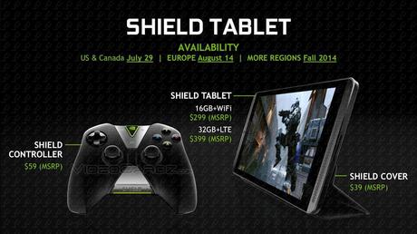 Nvidia Shield tablet announced as first one “built for gamers”
