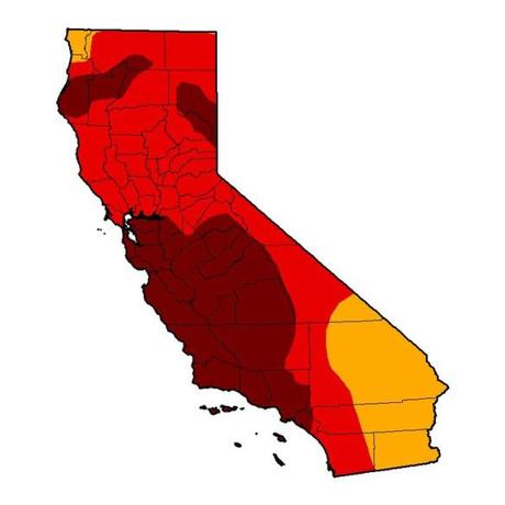 Extreme to Exceptional Drought Now Covers Over 80 Percent of California