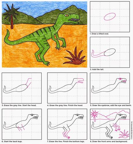 Draw a Velociraptor