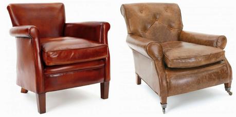 House & Home : A Leather Sofa
