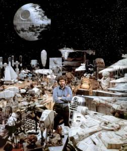 George-Lucas-surrounded-by-Star-Wars-props