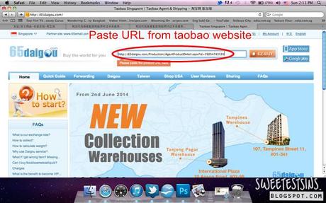 step by step guide on how to shop on taobao using 65daigou_paste url in 65daigou website