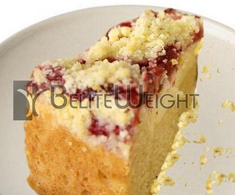 Sweet & Under 250 Calories: Strawberry Jam Crumb Cake