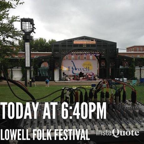 Photo: We kick things off live from Boarding House Park at 6:30 tonight. #tunein #lowellfolkfestival #radio