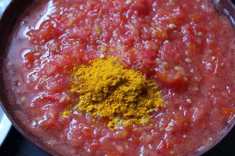 Tomato Thokku / Tomato Pickle