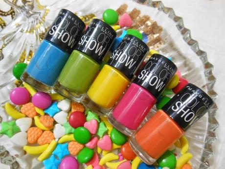 Maybelline 'Candy' Color Show Nail Colors