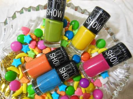 Maybelline 'Candy' Color Show Nail Colors