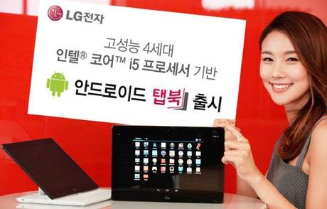 A new tablet by LG, the Tab Book