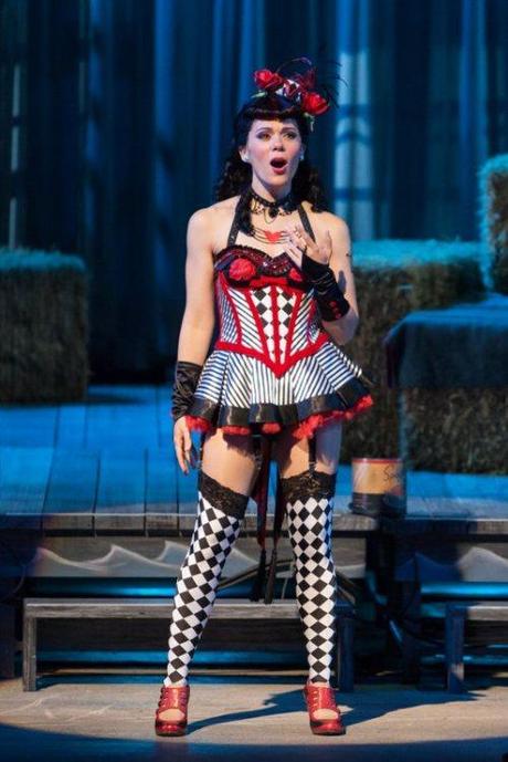 Rachele Gilmore as Zerbinetta in The Glimmerglass Festival's 2014 production of Strauss' 