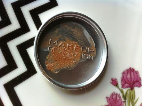 Makeup Revolution Awesome Metals Foil Finish Eye Shadow Rose Gold - Review, Swatches