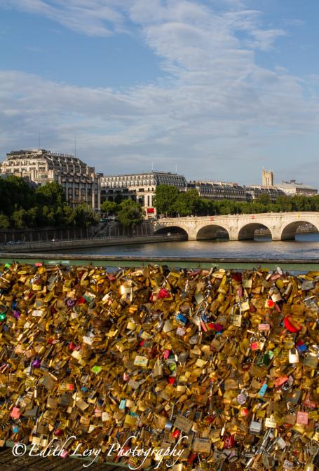 Pont des Arts, Paris, bridge, love locks, seine, river, travel