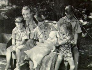 The Pauling family, summer 1937.