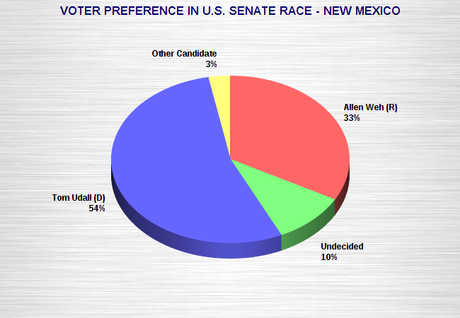 New Mexico Senate Race Has Udall With Big Lead