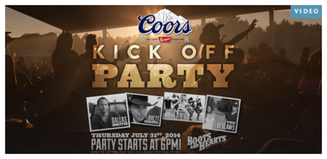 Boots and Hearts 2014 Coors Banquet Kick Off Party