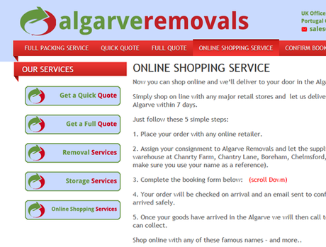Algarve removals and Gardencentreshopping