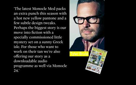 Monocle Mediterraneo 2014: doing print seasonally
