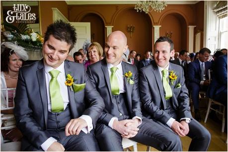 Taitlands Wedding photography groom waits with groomsmen