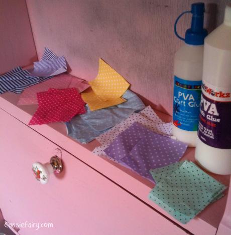 My little vintage caravan ~ My patchwork mini desk