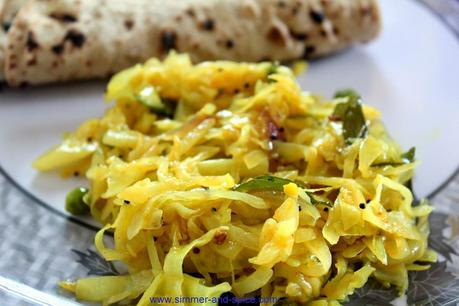 Cabbage Peas and Onion  Recipe