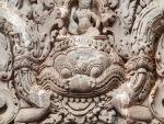 Intricate Kala deity carved in the stone