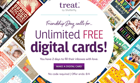 Unlimited Free Digital Cards from Treat - 24 hours only!