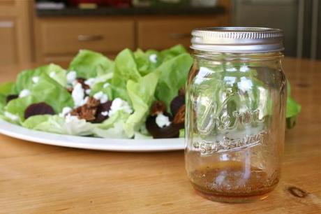 Nook-and-Sea-Roasted-Beet-Salad-Butter-Lettuce-Bibb-red-living-candied-pecans-goat-cheese-Haylie-Duff-Cookbook-Real-Girl's-Kitchen-Dressing-Mason-Jar-3