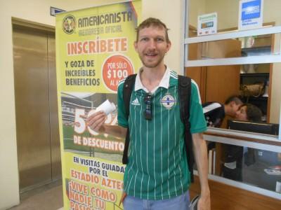 Hand of God and Mexico 86 Memories: Visiting Estadio Azteca, Ciudad de Mexico, Mexico Ready for the tour!