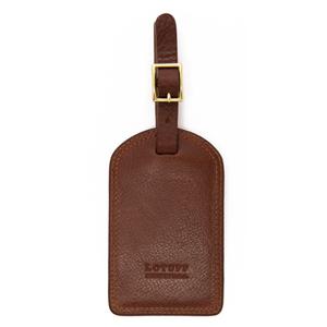Lotuff Leather Business Leather Luggage Tag