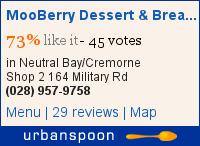 MooBerry Dessert & Breakfast Bar on Urbanspoon