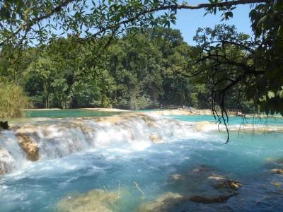 Visiting Agua Azul Waterfalls Near Palenque, Mexico Agua Azul waterfalls, Mexico.